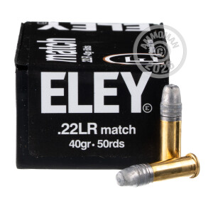 Image of 22 LR ELEY 40 GRAIN LFN (50 ROUNDS)