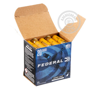Image of 20 GAUGE FEDERAL GAME LOAD UPLAND HI-BRASS 2-3/4" 1 OZ. #4 SHOT (250 ROUNDS)