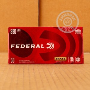 Image of 380 ACP FEDERAL CHAMPION 95 GRAIN FMJ (1000 ROUNDS)
