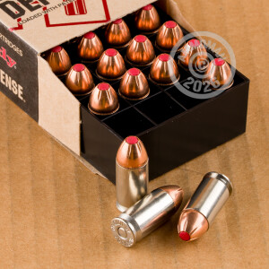 Image of the 45 ACP +P HORNADY CRITICAL DEFENSE 185 GRAIN JHP (20 ROUNDS) available at AmmoMan.com.