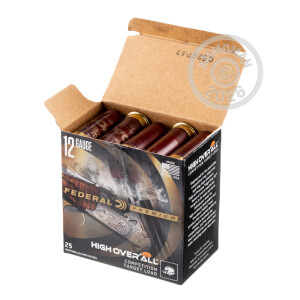 Image of 12 GAUGE FEDERAL HIGH OVER ALL 2-3/4" 1-1/8 OZ. #8 SHOT (25 ROUNDS)