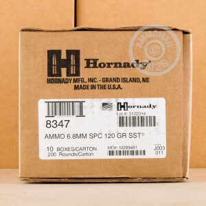 Image of 6.8MM SPC HORNADY SST 120 GRAIN PT (20 ROUNDS)