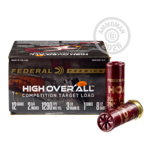 Photograph showing detail of 12 GAUGE FEDERAL HIGH OVER ALL 2-3/4" 1 OZ. #8.5 SHOT (25 ROUNDS)