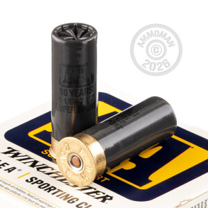 Photo detailing the 12 GAUGE WINCHESTER AA SPORTING CLAY 2-3/4" 1-1/8 OZ. #7-1/2 SHOT (25 ROUNDS) for sale at AmmoMan.com.