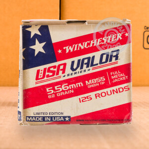 Image of bulk 5.56x45mm ammo by Winchester that's ideal for home protection, training at the range.