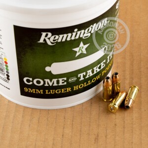 Photo detailing the 9MM REMINGTON UMC 115 GRAIN JHP (1000 ROUNDS) for sale at AmmoMan.com.