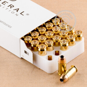 Image of Federal .45 Automatic pistol ammunition.