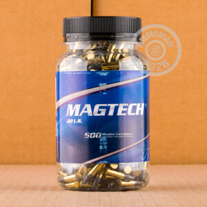 Photo detailing the 22 LR MAGTECH 40 GRAIN LRN (500 ROUNDS) for sale at AmmoMan.com.