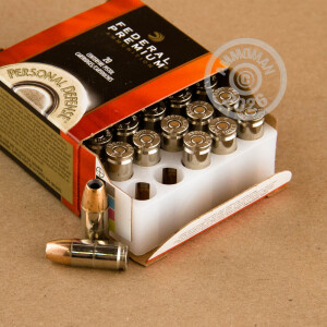 Photo of 9mm Luger JHP ammo by Federal for sale at AmmoMan.com.