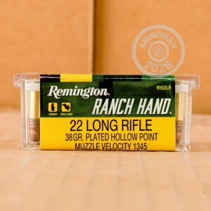 Photograph showing detail of 22 LR REMINGTON RANCH HAND 38 GRAIN CPHP (5000 ROUNDS)