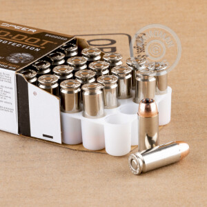 Photo of 10mm JHP ammo by Speer for sale at AmmoMan.com.