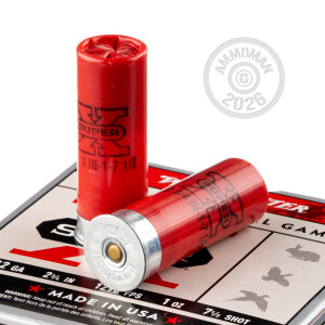 Image of the 12 GAUGE WINCHESTER SUPER-X 2-3/4" 1 OZ. #7.5 SHOT (250 ROUNDS) available at AmmoMan.com.