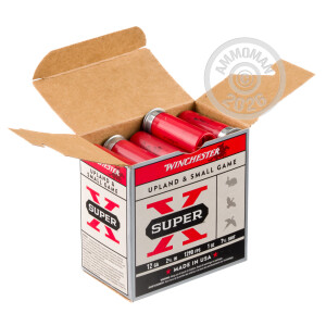 Photo detailing the 12 GAUGE WINCHESTER SUPER-X 2-3/4" 1 OZ. #7.5 SHOT (250 ROUNDS) for sale at AmmoMan.com.