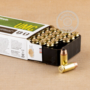 Image of the .40 S&W REMINGTON UMC 180 GRAIN JHP (500 ROUNDS) available at AmmoMan.com.