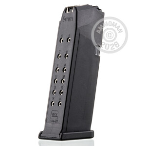 Image of 9MM GLOCK 19 MAGAZINE OEM 15 ROUND GENERATION 4 (1 MAGAZINE)