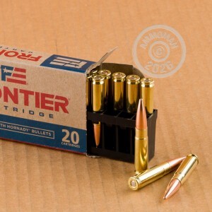 A photograph of 20 rounds of 208 grain 300 AAC Blackout ammo with a FMJ bullet for sale.