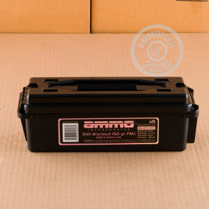 Photo of 300 AAC Blackout Full Metal Jacket (FMJ) ammo by Ammo Incorporated for sale.
