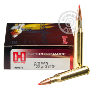 Image of 270 WINCHESTER HORNADY SUPERFORMANCE 130 GRAIN SST (20 ROUNDS)