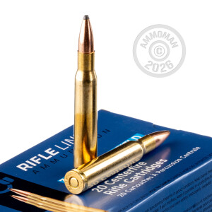 Photograph showing detail of 30-06 SPRINGFIELD PRVI PARTIZAN 165 GRAIN PSP BT (200 ROUNDS)