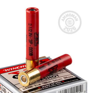 Image of the 410 BORE WINCHESTER SUPER-X 2-1/2" 000 BUCKSHOT (250 ROUNDS) available at AmmoMan.com.