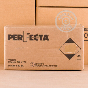 Image of 38 Special - 158 gr FMJ - Fiocchi Perfecta - 50 Rounds