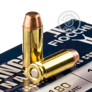 Photo detailing the 10MM FIOCCHI 180 GRAIN FMJTC (500 ROUNDS) for sale at AmmoMan.com.