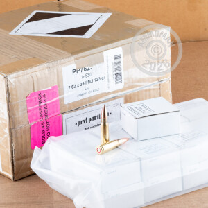 Image of the 7.62X39 PRVI PARTIZAN 123 GRAIN FMJ (840 ROUNDS) available at AmmoMan.com.