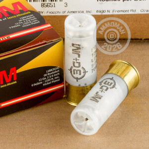 Photo detailing the 12 GAUGE FIOCCHI 3 GUN MATCH 2-3/4" 00 BUCK (10 ROUNDS) for sale at AmmoMan.com.