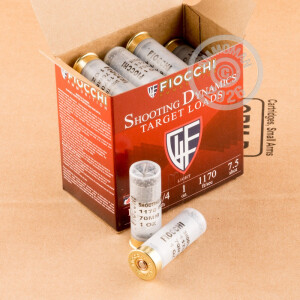 Image of 12 GAUGE FIOCCHI TARGET SHOOTING DYNAMICS 2-3/4" #7.5 SHOT (250 ROUNDS)