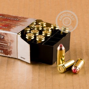 Photo detailing the 10MM AUTO HORNADY LEVEREVOLUTION 150 GRAIN FTX (200 ROUNDS) for sale at AmmoMan.com.