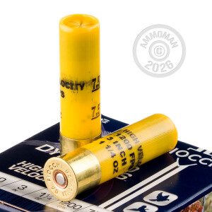 Photograph showing detail of 20 GAUGE FIOCCHI HIGH VELOCITY 3" #7.5 SHOT (25 ROUNDS)