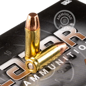 A photo of a box of Blazer Brass ammo in 30 Super Carry.