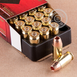 Photo of .45 Automatic JHP ammo by Black Hills Ammunition for sale at AmmoMan.com.
