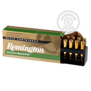 Photograph showing detail of 223 REMINGTON PREMIER ACCUTIP 50 GRAIN PT (20 ROUNDS)