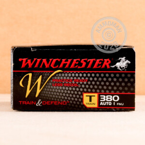 Image of 380 AUTO WINCHESTER TRAIN & DEFEND 95 GRAIN FMJ (500 ROUNDS)