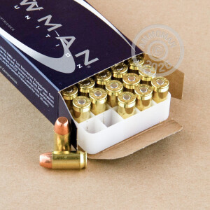 Photograph showing detail of 45 ACP +P SPEER LAWMAN 200 GRAIN TMJ (50 ROUNDS)