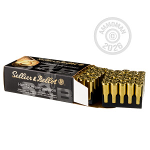 Photo detailing the 45 LONG COLT SELLIER & BELLOT 230 GRAIN JHP (600 ROUNDS) for sale at AmmoMan.com.