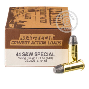 Photograph showing detail of 44 SPECIAL MAGTECH COWBOY 240 GRAIN LFN (50 ROUNDS)