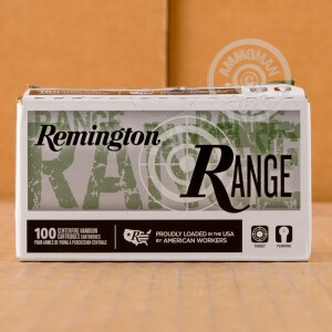 Photograph showing detail of 9MM REMINGTON RANGE 115 GRAIN FMJ (500 ROUNDS)