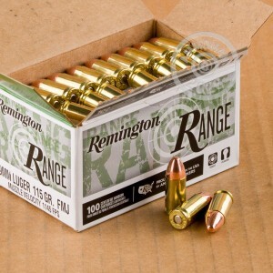 Image of 9MM REMINGTON RANGE 115 GRAIN FMJ (500 ROUNDS)