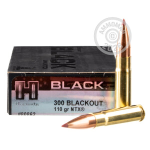 Photo of 300 AAC Blackout NTX ammo by Hornady for sale.