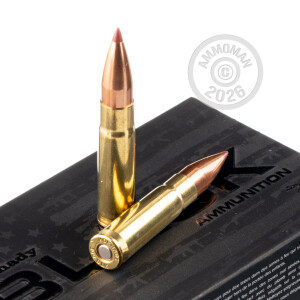 A photo of a box of Hornady ammo in 300 AAC Blackout.