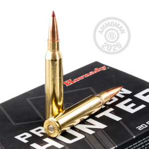 Photo of 338 Lapua Magnum ELD ammo by Hornady for sale.