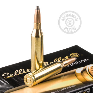 Photograph showing detail of 243 WIN SELLIER & BELLOT 100 GRAIN SOFT POINT (20 ROUNDS)