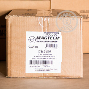 An image of .45 Automatic ammo made by Magtech at AmmoMan.com.