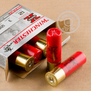 Photograph showing detail of 12 GAUGE WINCHESTER SUPER-X 3" 00 BUCK 15 PELLET (5 ROUNDS)
