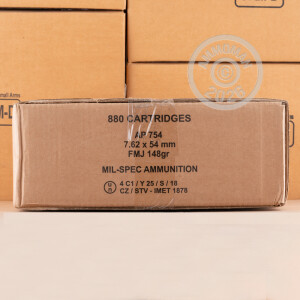 Image of the 7.62X54R RUSSIAN SURPLUS 148 GRAIN FMJ (440 ROUNDS) available at AmmoMan.com.