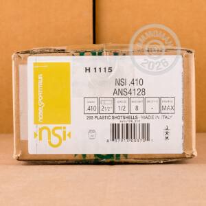 Image of 410 BORE NOBELSPORT 2-1/2" 1/2 OZ. #8 SHOT (250 ROUNDS)