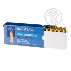Image of 30-30 PRVI PARTIZAN 170 GRAIN SP (20 ROUNDS)