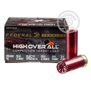 Photograph showing detail of 12 GAUGE FEDERAL HIGH OVER ALL 2-3/4" 1-1/8 OZ. #7.5 SHOT (25 ROUNDS)
